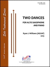 Two Dances for Alto Saxophone and Piano P.O.D. cover